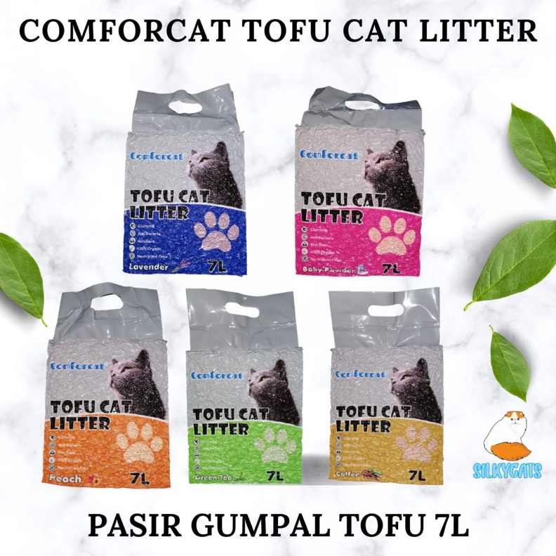 ✨MEN SALE✨ Comforcat tofu cat litter 7l. Pasir tofu comforcat 7liter setara markotops & lifecat gros