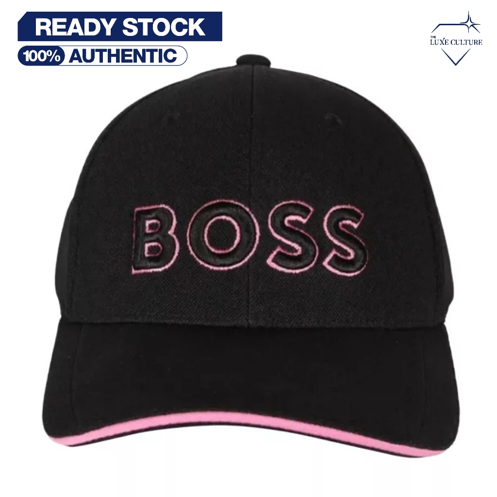 Hugo Boss Embro Black Pink Cap / Topi Branded Original