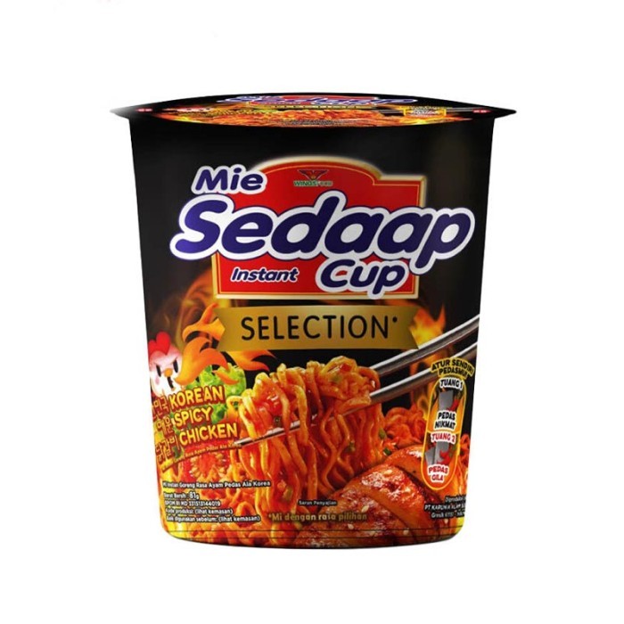 

Mie Sedaap Cup Korean Spicy Chicken 81gr