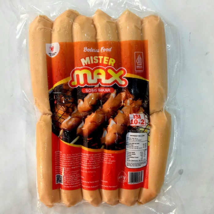 

Sosis Bakar Mister Max Mini isi 12