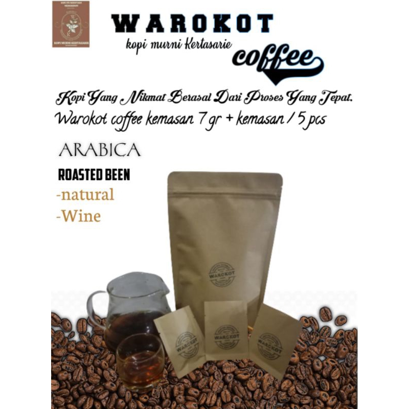 

KOPI KEMASAN SASET/ARABICA\NATURAL RIPACK 7gram