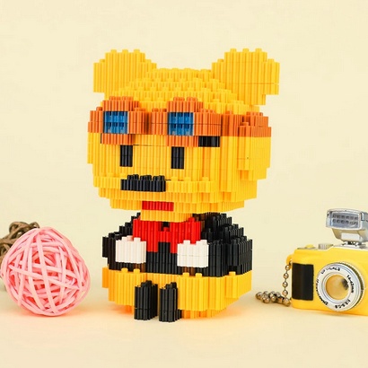 Ready Nano Block winnie the pooh series building block balok mainan edukasi anak bricks mini block K