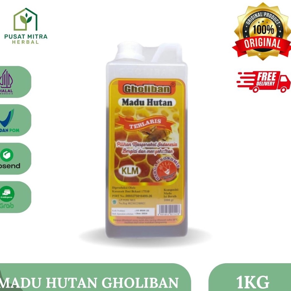 

←✻ Madu Hutan Gholiban 1 kg Madu Asli Hutan Kalimantan Buruan Beli