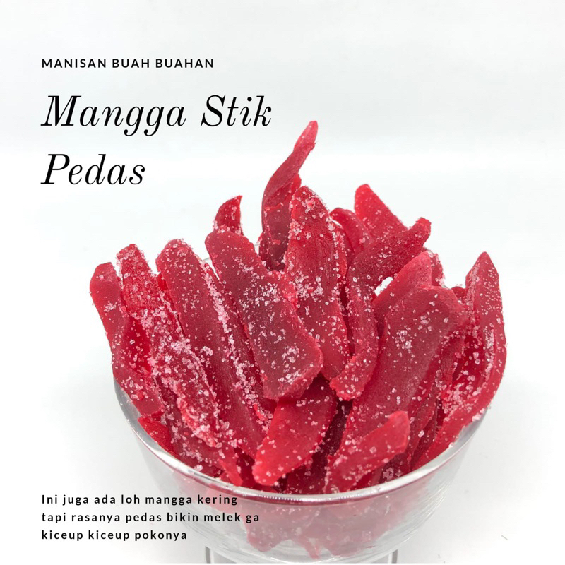 

MANISAN MANGGA STICK PEDAS 250gr/ Oleh-Oleh Khas Bogor