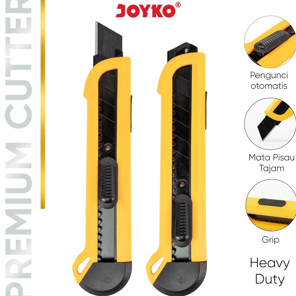 

★★★★ Cutter Pisau Pemotong Premium Joyko CU-0510