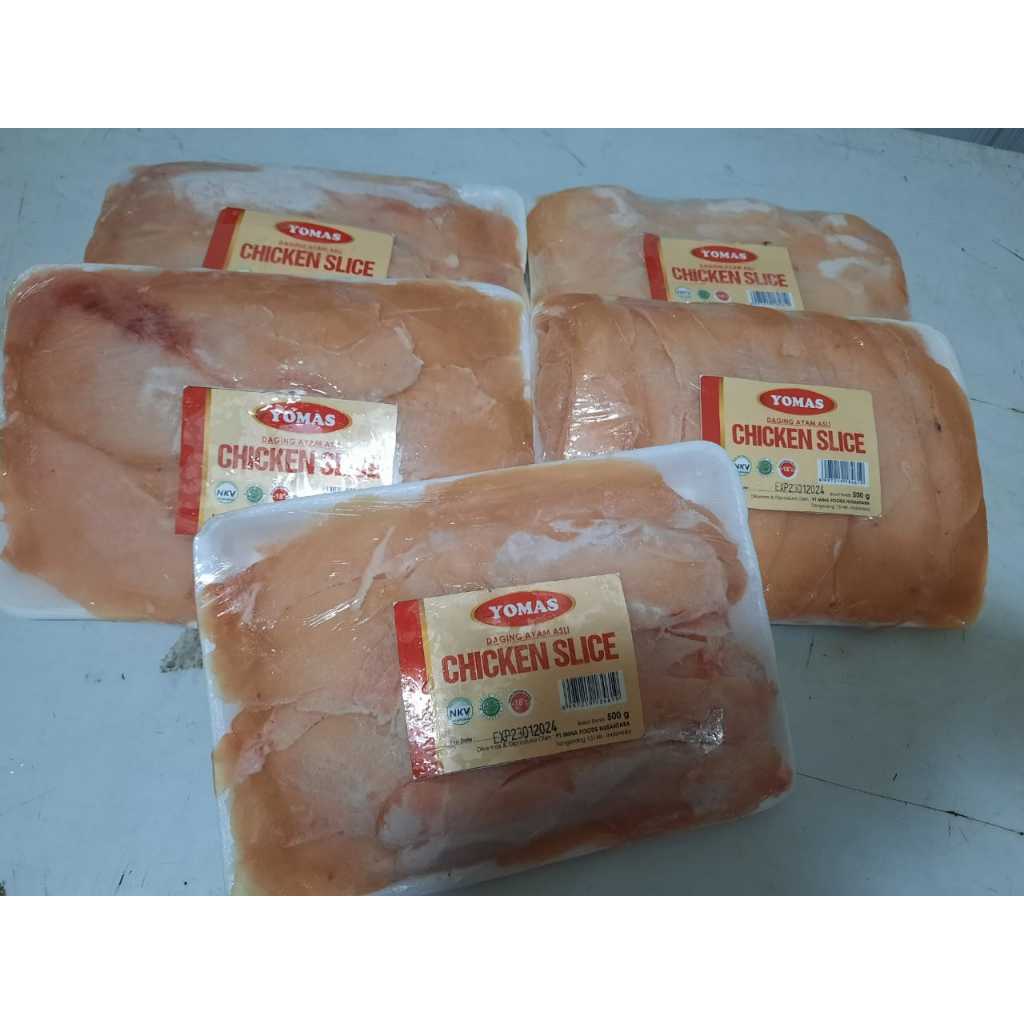 

Dada ayam slice 500gr / boneless dada / chicken slice