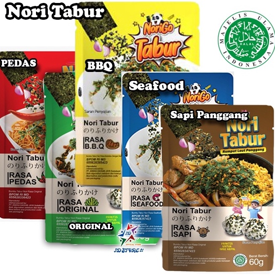 

Best Nori Tabur Rumput Laut Panggang 60g Halal Terkini