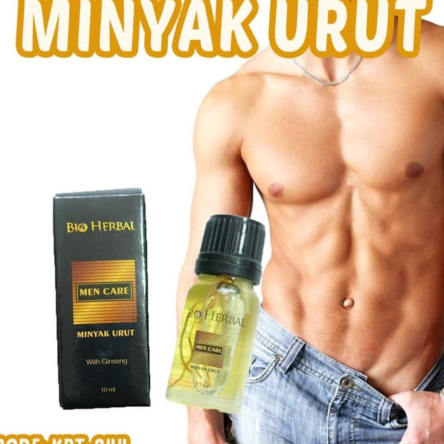 ➥☈✥ BIO HERBAL MINYAK URUT MEN CARE 10ML BPOM - MINYAK URUT BIO HERBAL 10ML ORIGINAL BPOM - MINYAK U