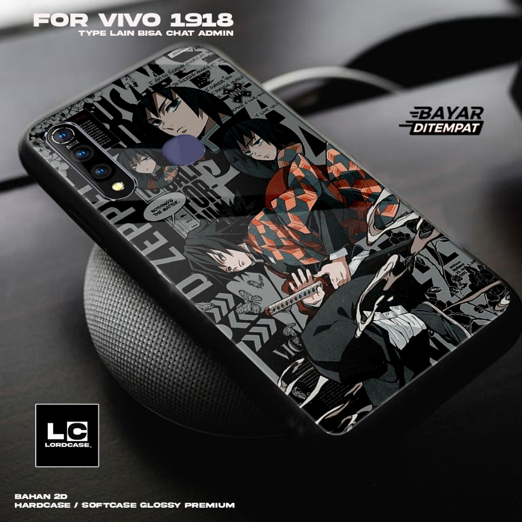Case VIVO 1918 - Casing Hp Terbaru 2023 Lordcase [ KIMETSU] Silikon Hp Mewah - Kesing Hp VIVO 1918 -