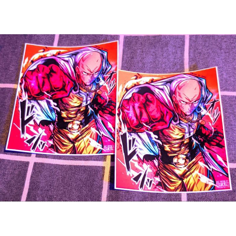 

COD Stiker Kartun Saitama Premium High Quality ( 15 Stiker + Bonus )