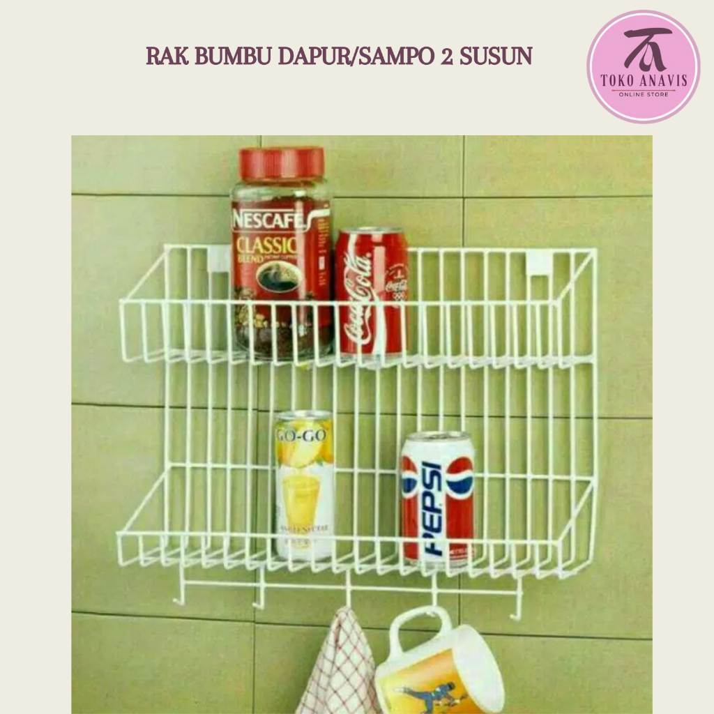 rak bumbu dapur rak bumbu dapur dinding rak bumbu dapur susun 2
