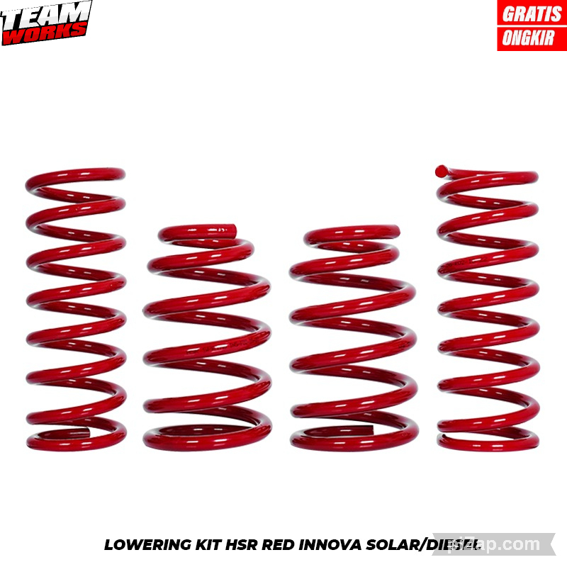 PER CEPER INNOVA SOLAR/DIESEL LOWERING KIT HSR RED KHUSUS INNOVA