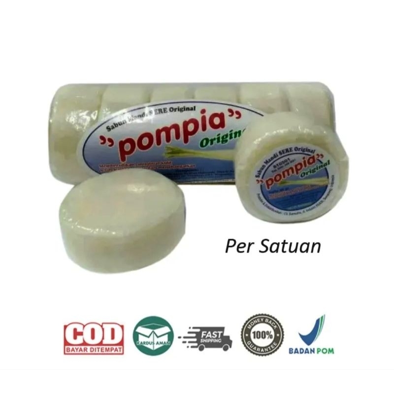 POMPIA SABUN WANGI SEREH ORIGINAL POMPIA BULAT ORIGINAL//SATUAN