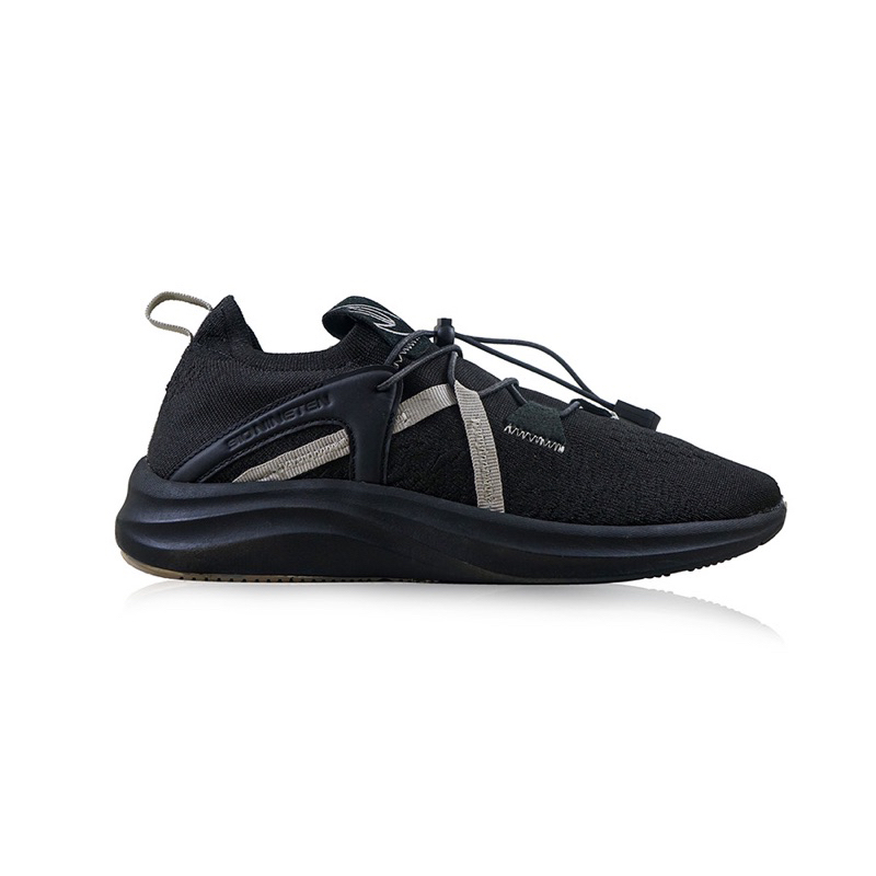 Sepatu lari daily running /fitnes traning 910 Nineten FUJI RCV Tripple Black Original 100%