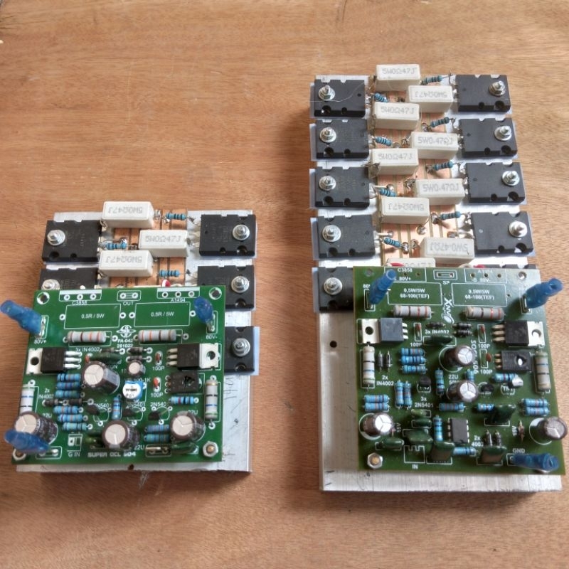 KIT POWER AMPLIFIER DRIVER SOCL 506 LENGKAP PLUS FINAL 3 SET TRANSISTOR TOSHIBA ORIGINAL JAPAN