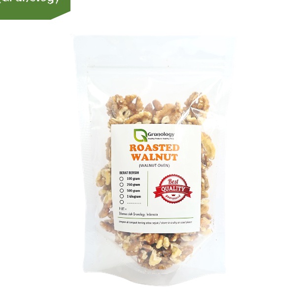 

LMGN9131 Terlaku.../ Roasted Walnut / Kacang Walnut Oven (250 gram) by Granology