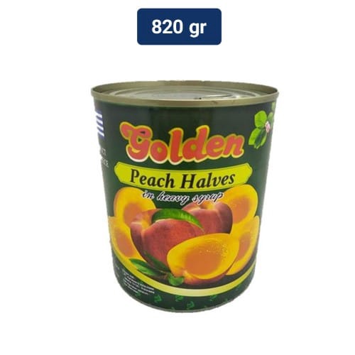 

STAR BRANDS Golden Premium Peach Halves in Heavy Syrup From Greece 820 gr PERSIK !!