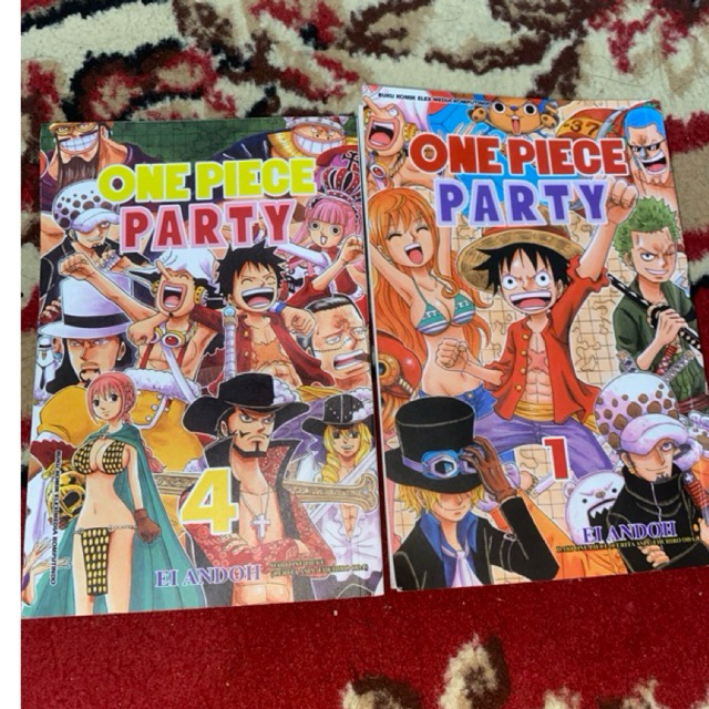 komik one piece party preloved 2 set