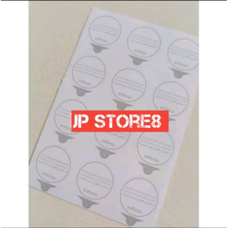 

STIKER SEGEL INFINIX ISI 25 PCS - SIAP KIRIM