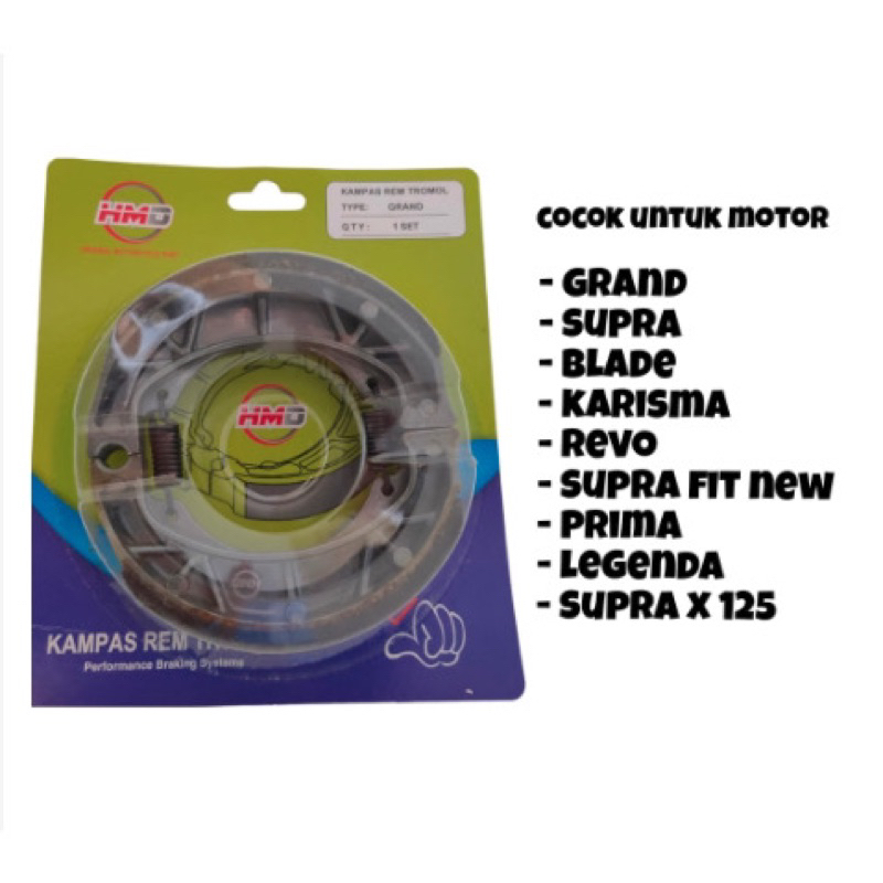 KAMPAS REM BELAKANG GRAND FIZ R MX RX KING BEAT  VEGA ZR SUPRA X SUPRA FIT NEW KHARISMA LEGENDA REVO