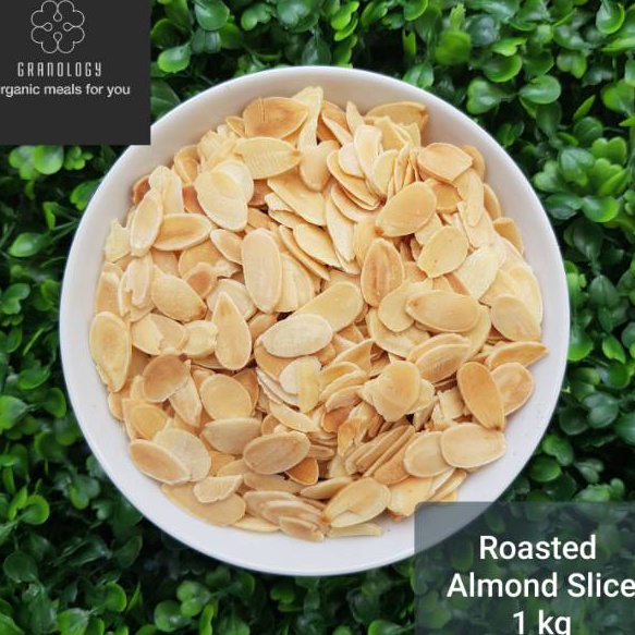 

ZFPZ6275 HOT Roasted Almond Slice / Kacang Almond Slice Oven (1 Kilogram) by Granology