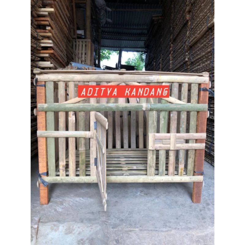 Kandang ayam kandang anak ayam bambu lipat