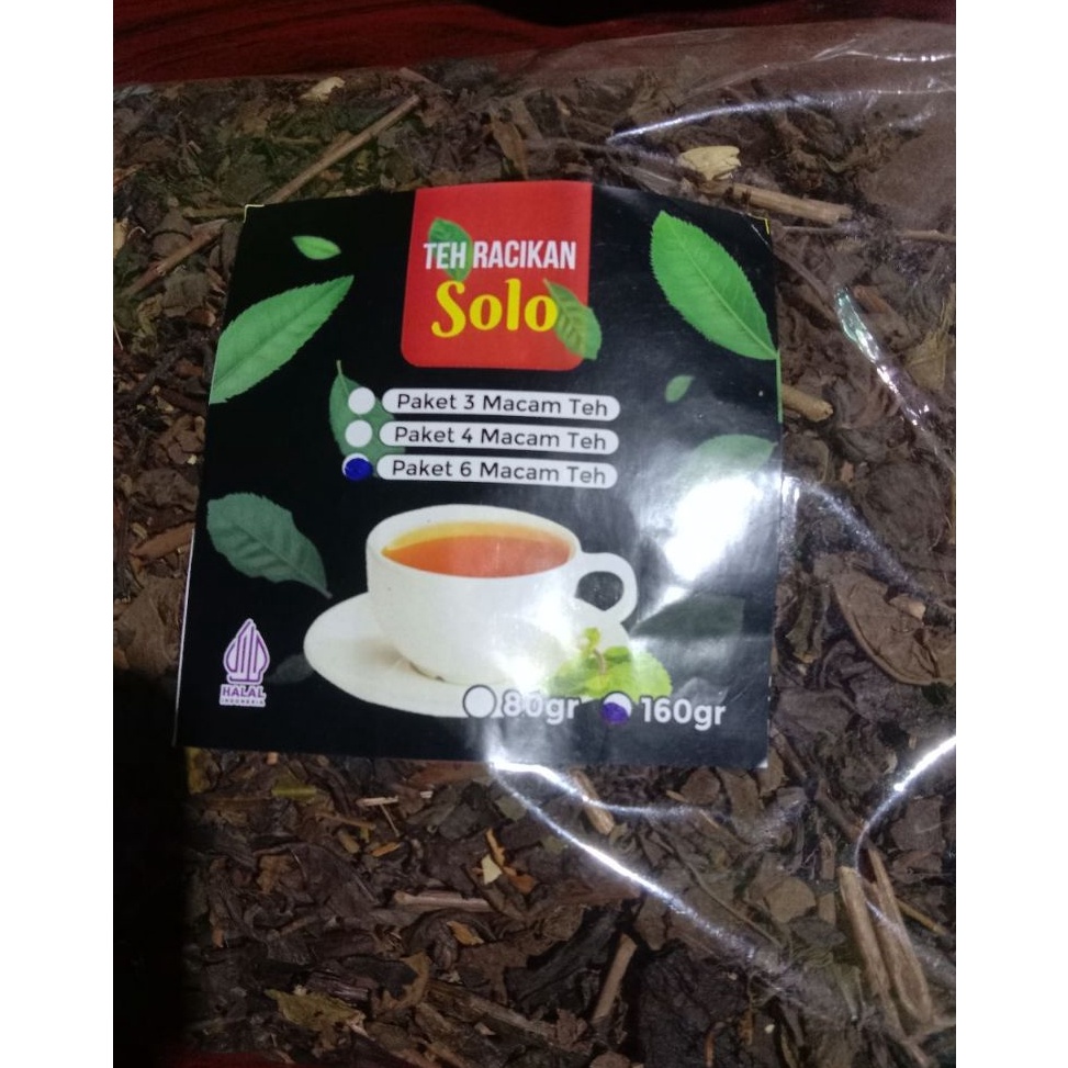 

FLASH SALE⚡ Teh Tubruk 6 paket Khas Wedangan Solo (80 gr)