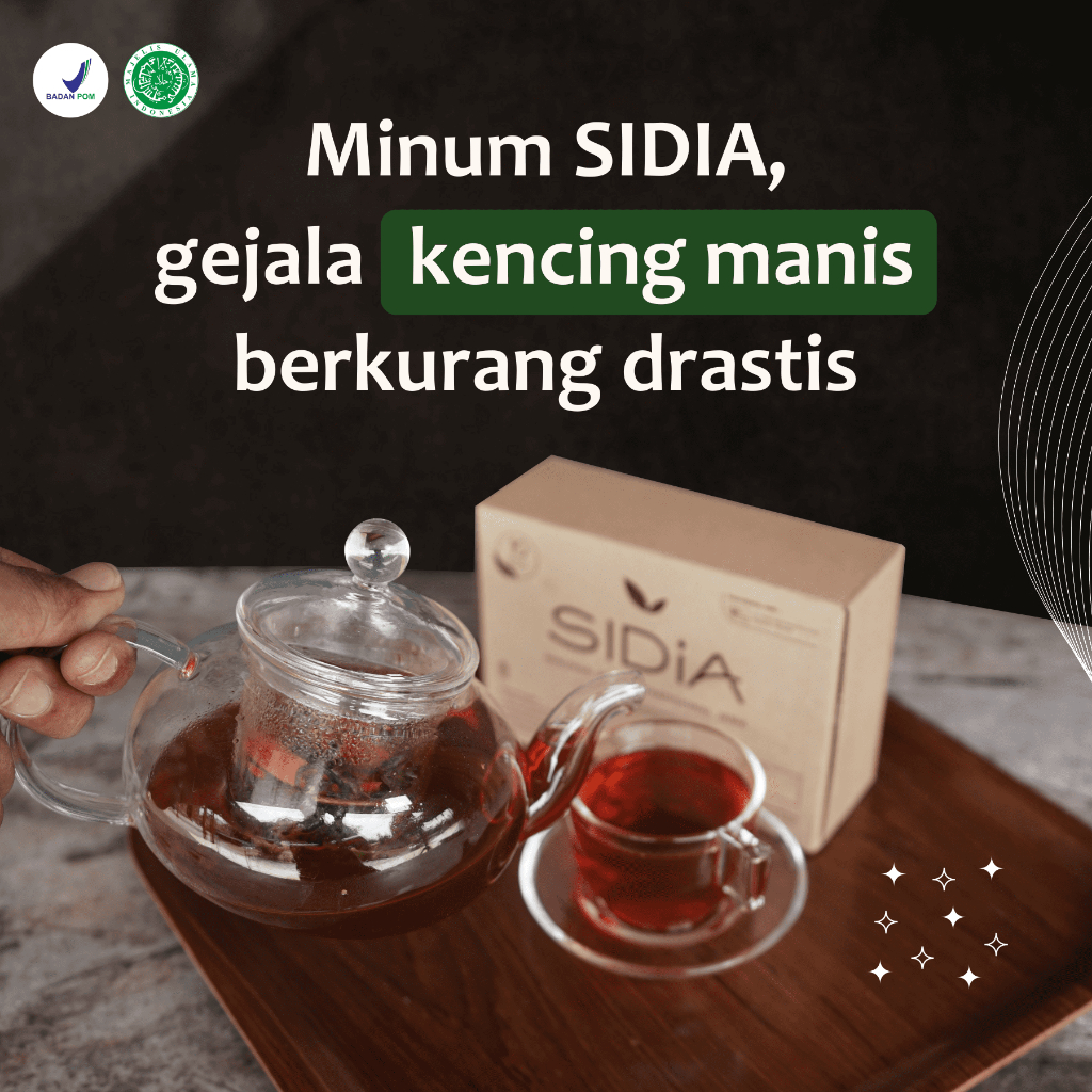 

Sidia Teh Ramuan Jawa Herbal Obat Diabetes Gula darah Bpom