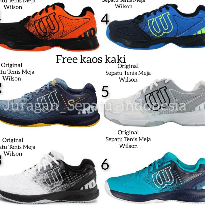 ☈➸❋✦ Sepatu Wilson Rush Pro Sepatu Tenis Meja Wilson Rush Pro 3.0