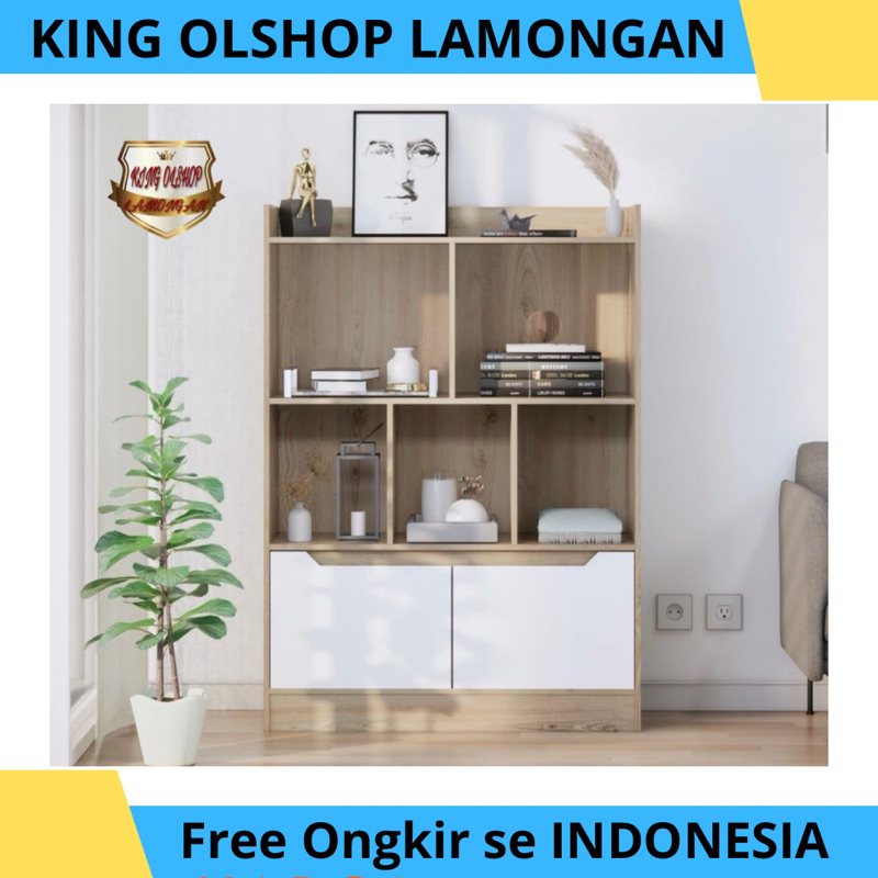 Lemari Rak Buku Bookcase BK 02 [LAMONGAN]