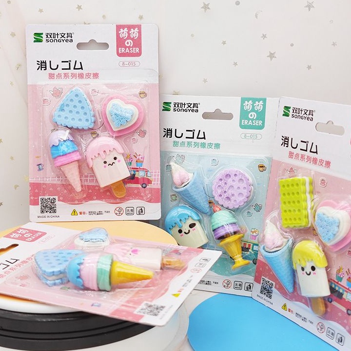 

Murah Banget HM34 Penghapus Set Cute Penghapus Pensil Karakter ERASER Karakter Lucu Paling Popular