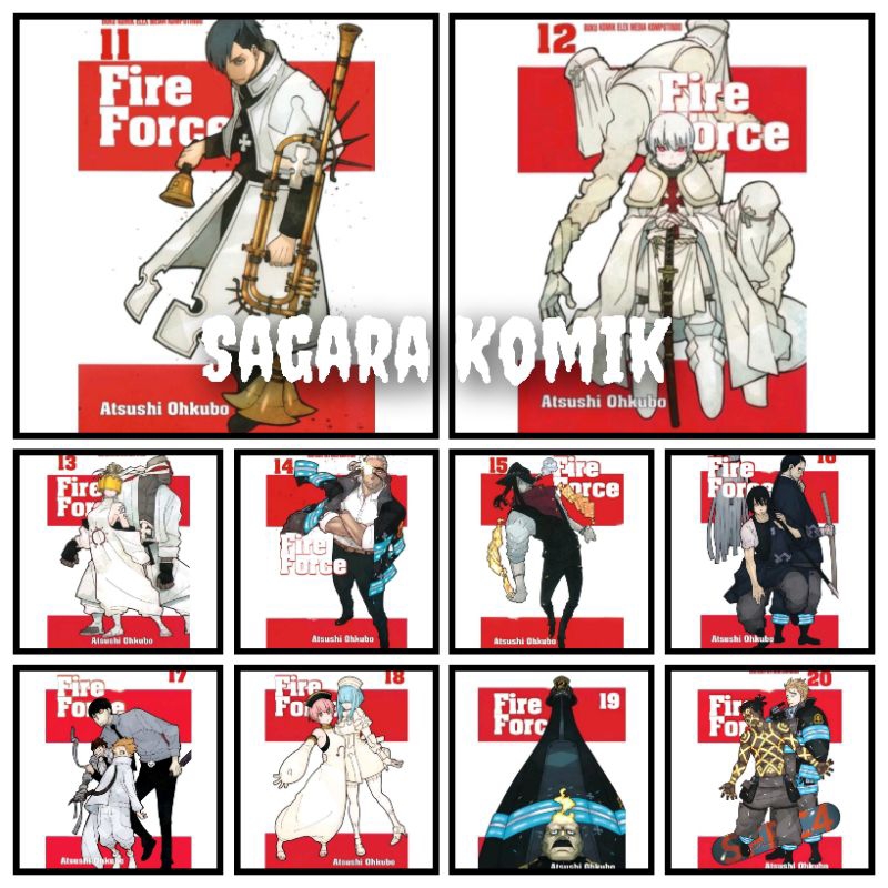 Komik Fire Force 1 2 3 4 5 6 7 8 9 10 11 12 13 14 15 16 17 18 19 20