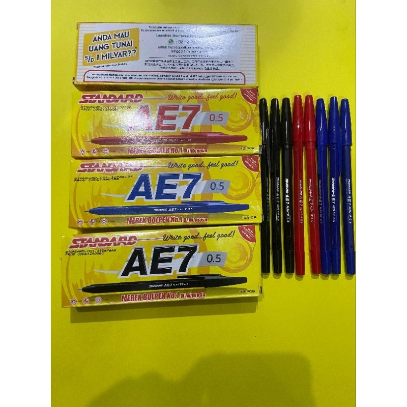 

Bolpen standart AE7/bolpoin/bolpen sekolah/bolpen murah/pulpen tinta