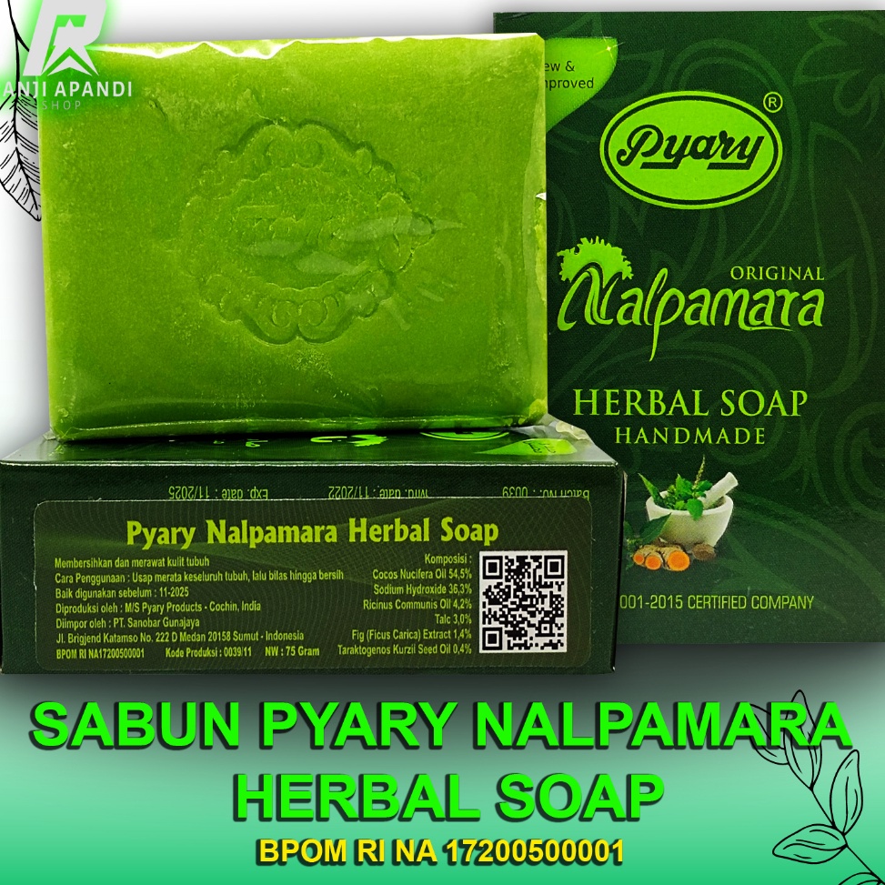NEW VARIAN Sabun PYARY NALPAMARA Arab 100% Original Herbal Soap Hijau BPOM | Sabun Mandi