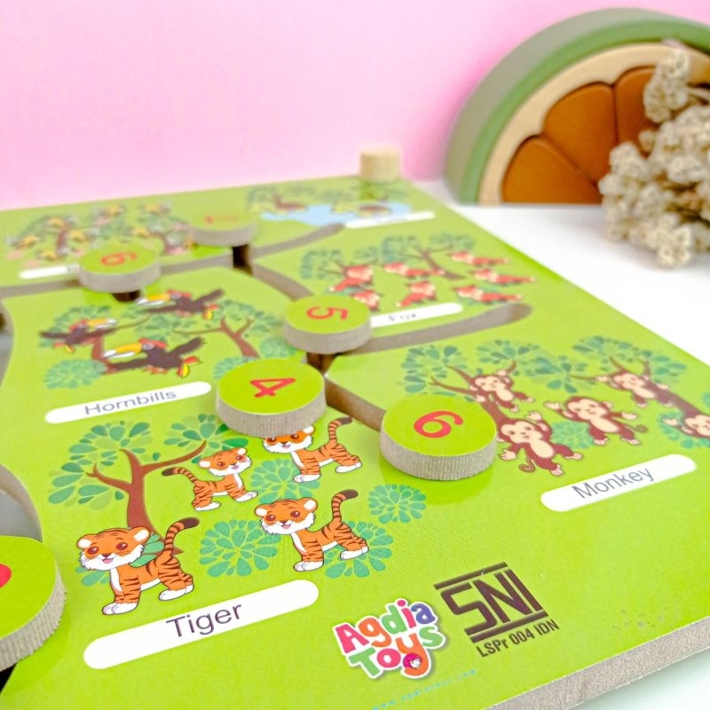 Mainan Maze Hewan Agdia Toys SG068