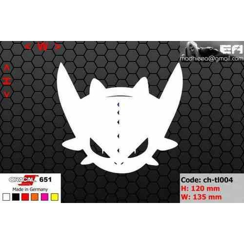 Sticker cutting cutting sticker naga motor mobil