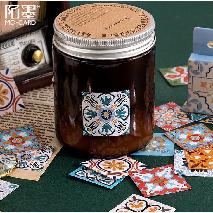 

Bullet Journal Kit I (10 pcs) Retro Tile ~ Aesthetic Series Mini Sticker