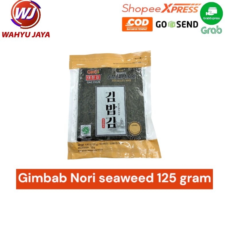 

Gimbab Nori seaweed 125 gram