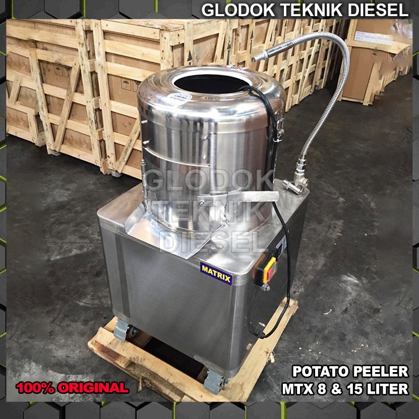 Matrix Mesin Kupas Pengupas Kentang Potato Peeler Machine 8 & 15 Liter ORIGINAL MTX-8 MTX-15