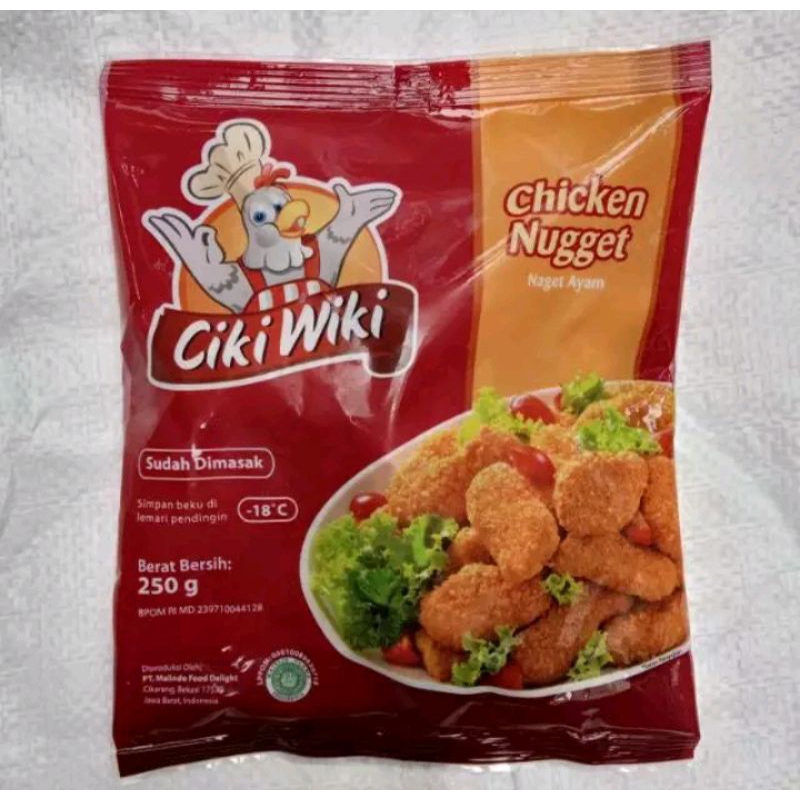 

Ciki Wiki Chiken Nuget 250gr