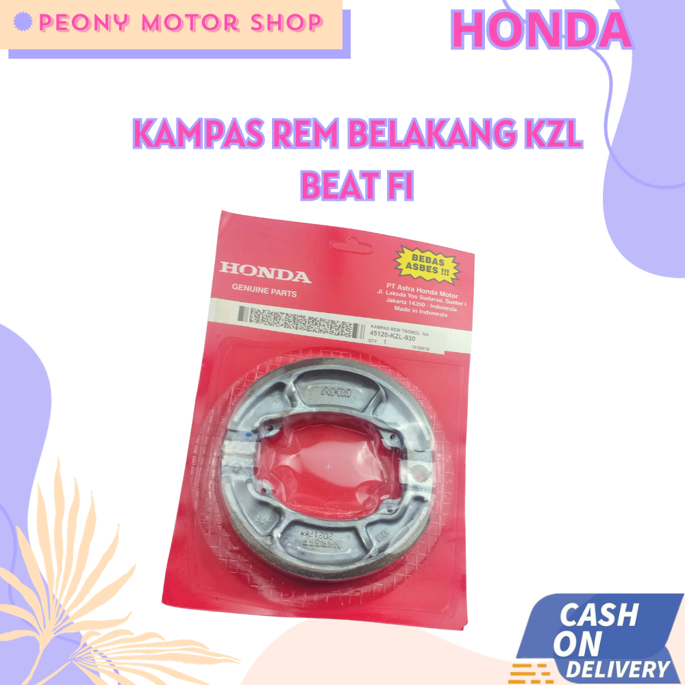 kampas rem honda beat - kampas rem belakang vario 125 - kampas rem belakang beat - Kampas Rem Tromol