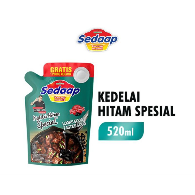 

sedaap kecap manis hitam special 520 ml