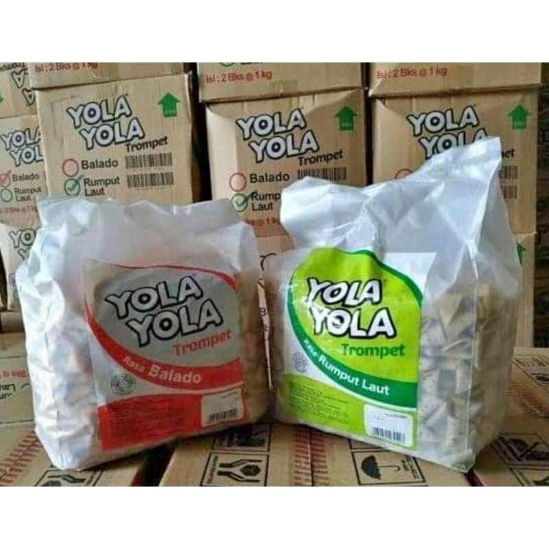 

500gram Yola momogi terompet rumput laut dan balado