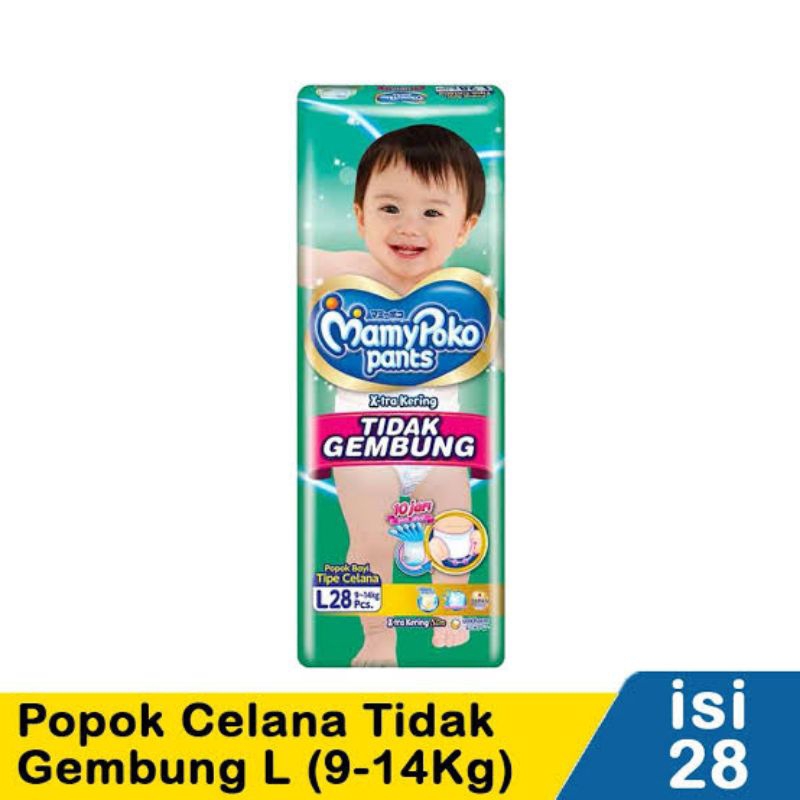 PAMPERS MAMY POKO PANTS UK L