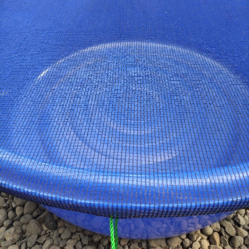 Jaring Penutup Kolam Fiber Ember Bokor Karantina Ikan Koi d50cm