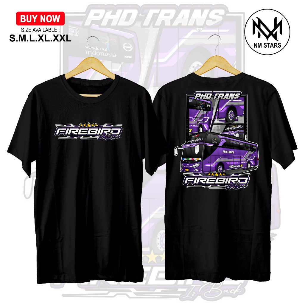 Kaos Bus Firebiro Phd Trans JetBus3 - Kaos Bismania - Kaos Bus Spesial Edition - Kaos Busmania - Kao