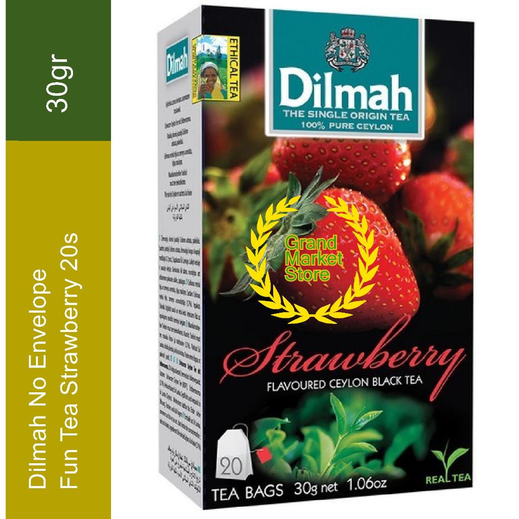 

Teh Dilmah No Envelope 20 sachet Strawberry Dilmah Fun Tea Strawberry Teh Import Asli
