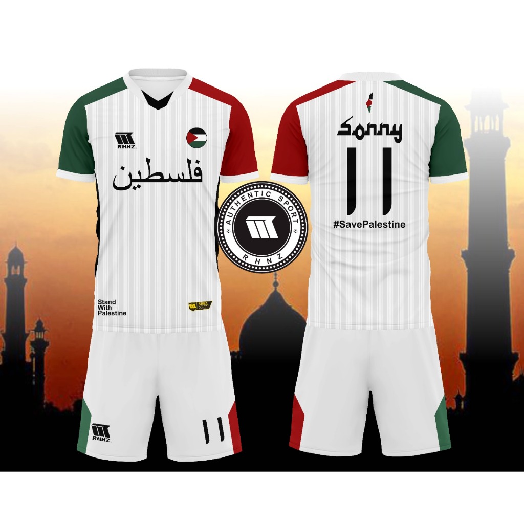 JERSEY TIMNAS PALESTINA BAHAN PREMIUM TERBARU/JERSEY PRINTING PALESTINA TERBARU 2023-2024/KAOS PALES