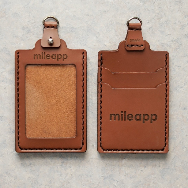 

ID CARD KULIT CUSTOM LANYARD SATUAN NAME TAG - MODEL TNP MGNT