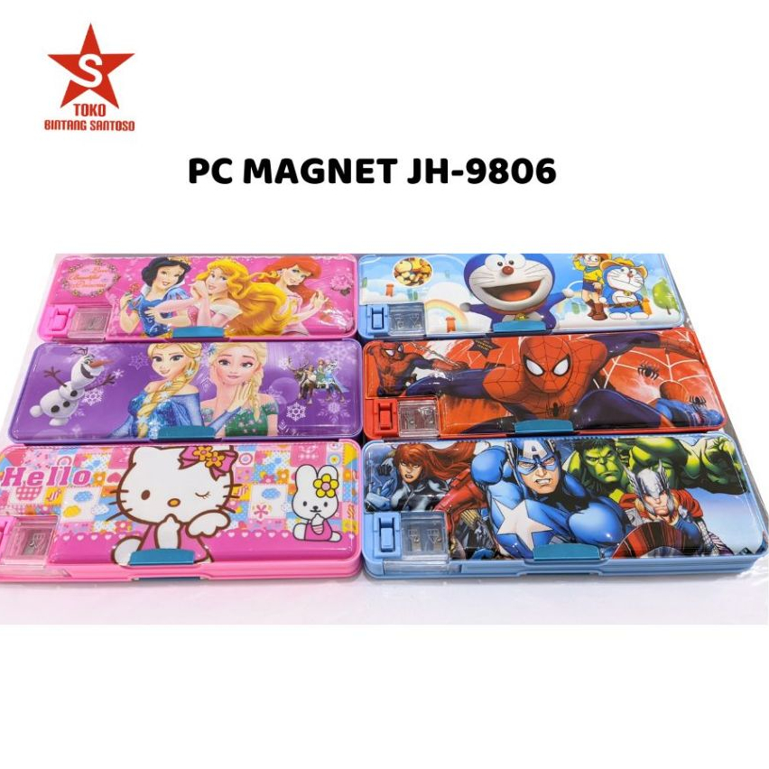 

PC MAGNET JH-9806 / Kotak Pensil Magnet JH-9806 / Pencil Case Magnet